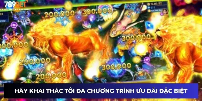 Săn cá kỳ lân: Game đổi thưởng hấp dẫn, phần thưởng bất ngờ 4 Hãy khai thác tối đa những chương trình ưu đãi đặc biệt