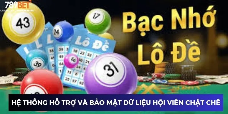 Bạc Nhớ Lô Đề - Mẹo Thắng Nhỏ, Lợi Nhuận Lớn Dành Cho Bạn 2 Hệ thống hỗ trợ và bảo mật dữ liệu hội viên chặt chẽ