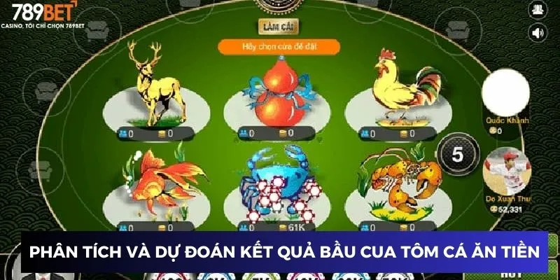 Bầu Cua Tôm Cá Ăn Tiền Tại 789BET - Game Hấp Dẫn Nhất 2025 4 Phân tích và dự đoán kết quả bầu cua tôm cá ăn tiền