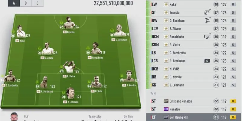 Xây Dựng Đội Hình FIFA Online 4 Mạnh Nhất Để Leo Rank 3 Cách thực hiện đội hình chuẩn trong FIFA Online 4