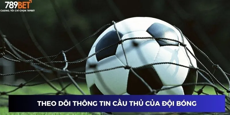 Theo dõi thông tin cầu thủ của đội bóng
