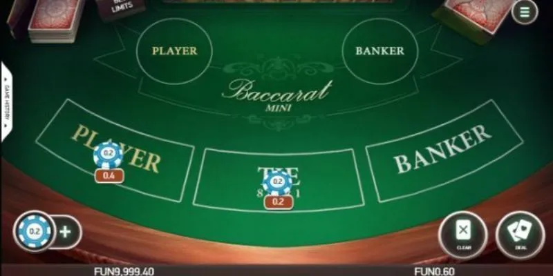 Mini Baccarat – Trải nghiệm chơi và cách thắng dễ dàng 2 Điểm khác biệt giữa Mini Baccarat với truyền thống